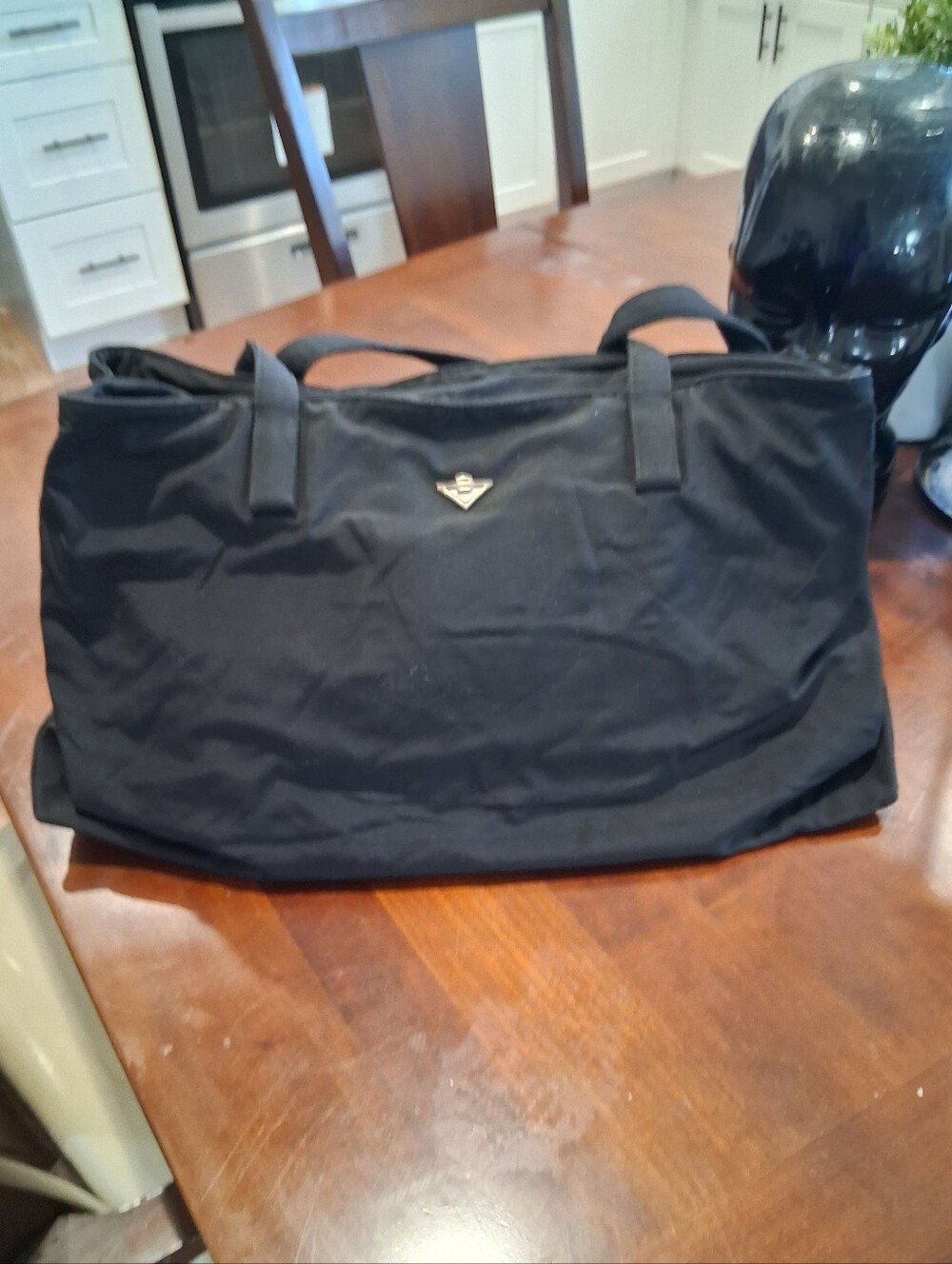 Bottega Veneta Black Nylon Shoulder Tote - Picture 2 of 14